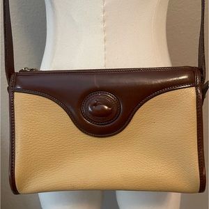 Dooney & Bourke Brown and Tan Crossbody Bag